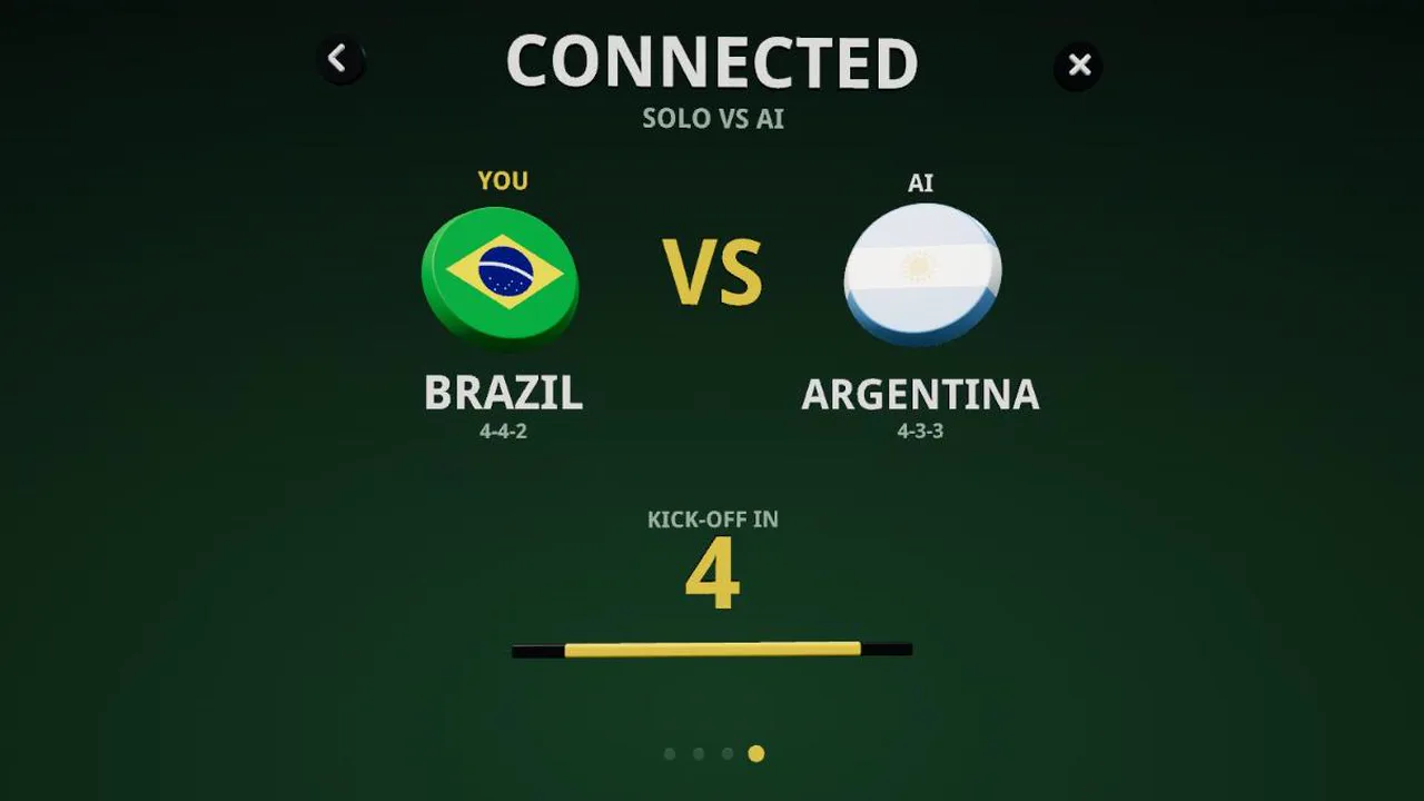 LIGADO: Brasil vs. Argentina, começa em 4